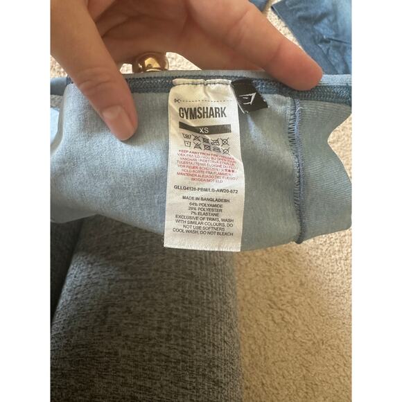 Gymshark ombre blue workout set, size XS - Picture 5 of 6